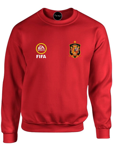 Buzo Saco Crewneck Seleccion España Fc Fifa Ea Sport