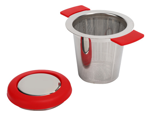 Cesta Infusora De Hojas Sueltas Con Colador De Té, Malla Fin