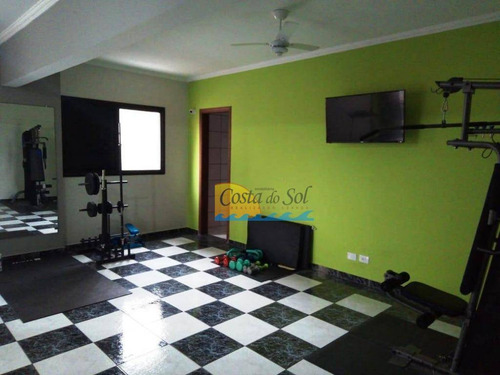 Apartamento Com 2 Dormitórios À Venda, 75 M² Por R$ 305.000 - Vila Guilhermina - Praia Grande/sp - Ap15665