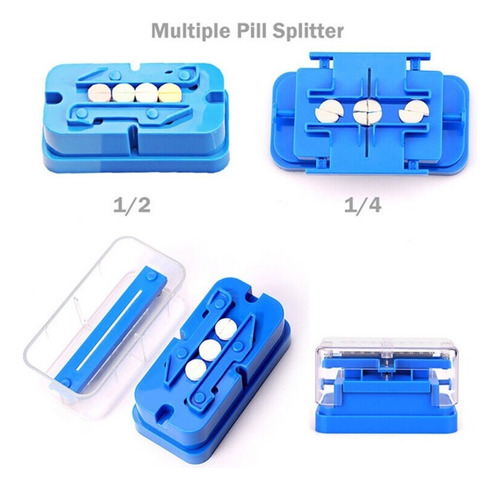 Estuche Cortador De Pastillas Para Múltiples Pastillas, 1/4