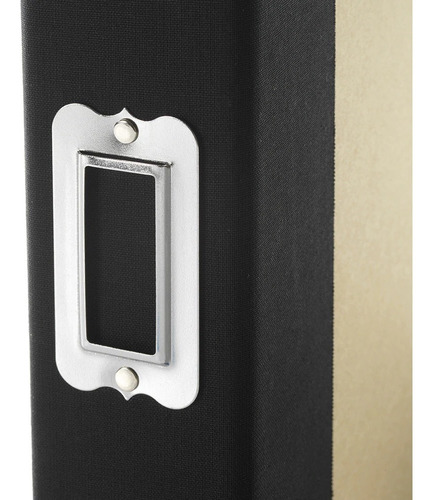 Simple Stories - Álbum Snap Binder 15x21cm Black Scrapbook Preto