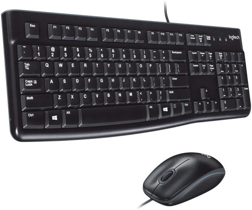 Combo Teclado Y Mouse Usb Logitech Mk120