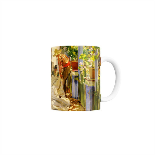 Taza Cosiendo La Vela - Joaquín Sorolla