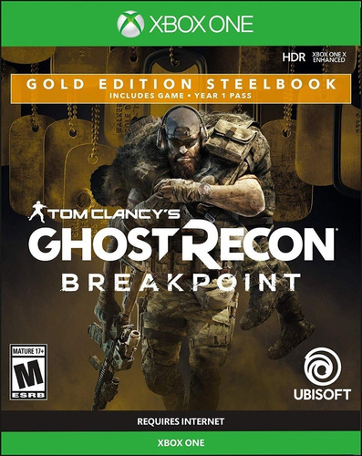 Tom C. Ghost Recon Breakpoint Gold Steelbook Edition - Xb1