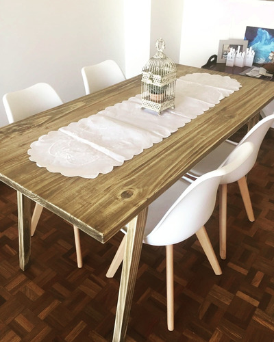 Mesa Comedor/cocina Madera Maciza, Fabricación Propia. 