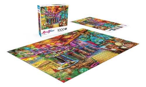 Buffalo Games - Aimee Stewart - Tiki Beach Sunset - Rompeca