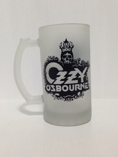 Caneca Chopp Cerveja 475ml Ozzy Personalizado Heavy Metal