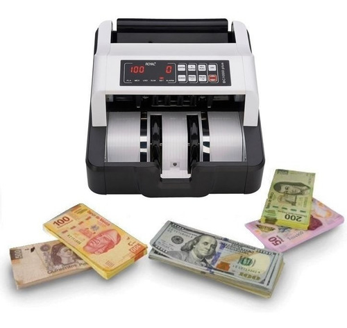 Imagen 4 de 10 de Royal Contador Billetes Detecta Billetes Falsos Uso Bancario
