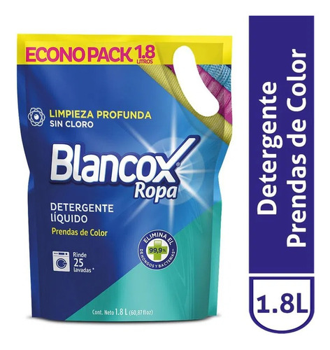 Detergente Liquido Blancox 1.8l