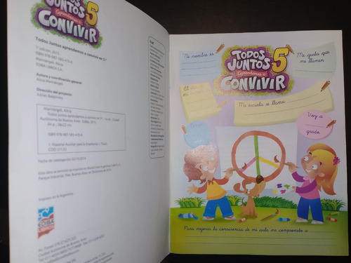 Todos Juntos Aprendemos A Convivir 5 Ediba