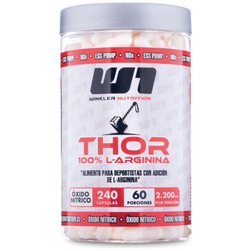 L - Arginina 100% Thor 240 Caps 60 Sv Winkler. Envio Gratis