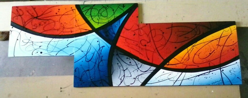 Cuadros Decorativos Coloridos Modernos Abstractos Y Más
