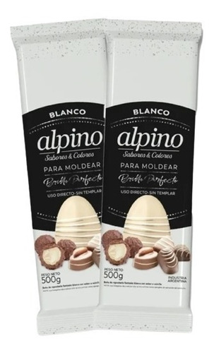 Chocolate Lodiser Alpino Por 500gr Blanco