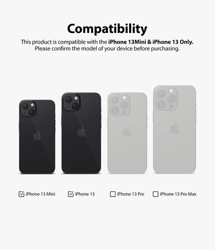 Vidrio Lente Ringke iPhone 13 / iPhone 13 Mini (2 Und)