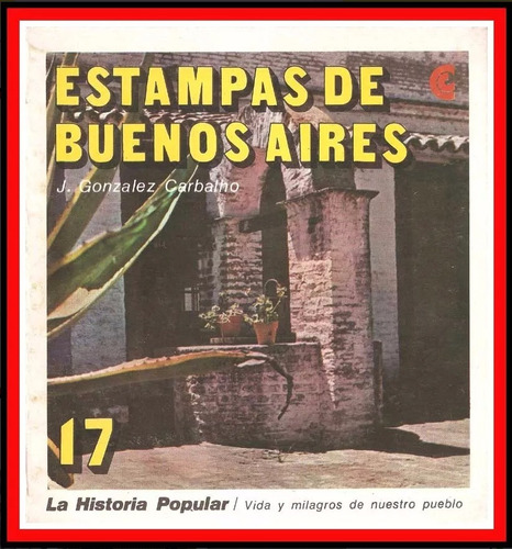 Estampas De Buenos Aires Por J. González Carbalho 1971