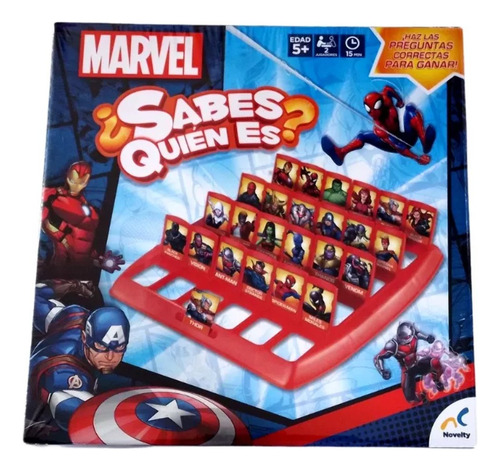 Novelty ¿sabes Quién Es? Marvel - Juego En Español
