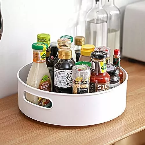 Organizador Giratorio Lazy Susan para Despensa Armario de Cocina Encimera  9