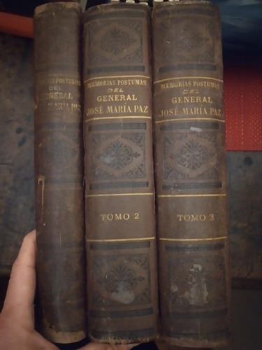 Memorias Póstumas Del General José María Paz 1892(100 (Usado)