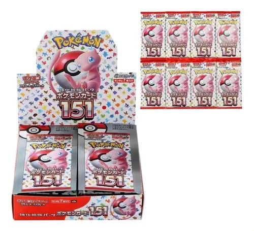 Pacote De Reforço Pokémon Training Box 151 72 Folhas/caixa E