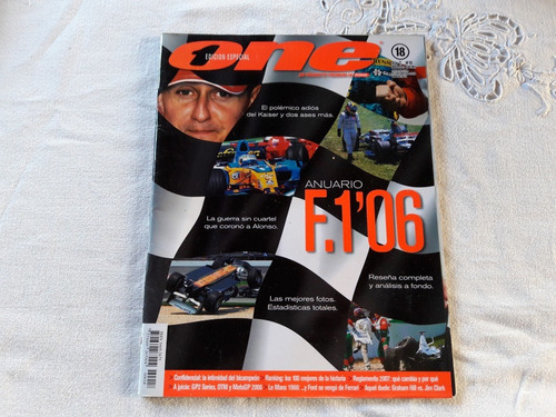 Revista One N° 18 Nov 2006 Anuario F.1 06 Alonso Kaiser