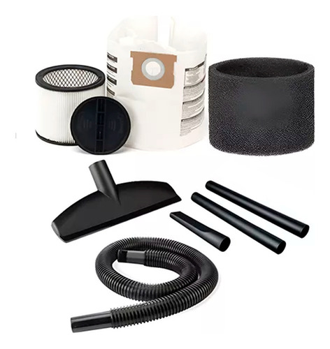 Aspiradora Sopladora Shopvac De Tacho Polvo/liquido 60L 1800w Profesional Acero Inoxidable/Plateado Portatil
