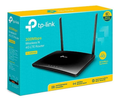Router 3g / 4g Inalmabrico Tplink Tl-mr6400 Sim Card Punto