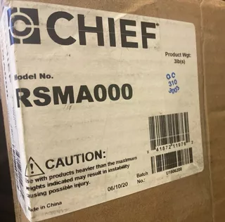 New Chief Rsma000 Mini Elite Projector Mount With Lockin Mmq