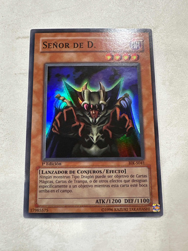 Yugioh Lord Of D. Primera Español