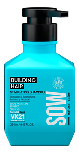  Sow Building Hair Shampoo Para Cabellos Frágiles 250ml