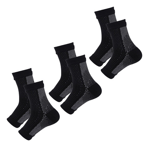 Calcetines R Fasciitis Grip Socks Para Fútbol Y Fitness, 3 P