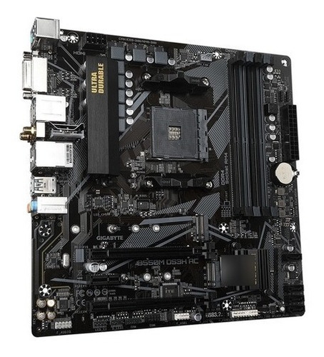 Placa Madre Gigabyte B550m Ds3h Ac, Am4, Ddr4, M.2, Microatx