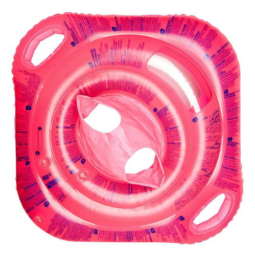 Silla Inflable Salvavidas Niña Flotador Bebe Rosa Rosa Chicle