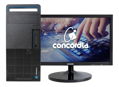 Computador Concórdia+monitor 18,5'' I5 10400f 4gb Ssd 120gb