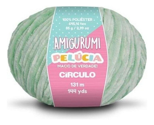 Kit Amigurumi Pelúcia Com 5 Un, 131m 85g Tex 645,16,21 Cores Cor 5743 - NEO MINT