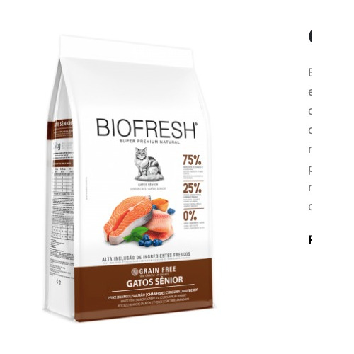 Biofresh Super Premium Para Gato Senior De 1,5 Kg