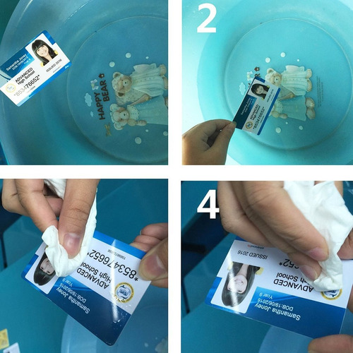 Blanco De Inyección De Tinta Imprimible En Blanco Pvc Tarjet