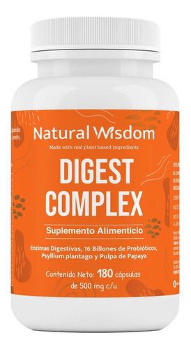 Nw Digest Complex Enzimas Digestivas Probioticos | 180 Caps