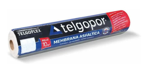 Membrana Asfáltica De Aluminio No Crack 40kg 10m2 - Telgopor