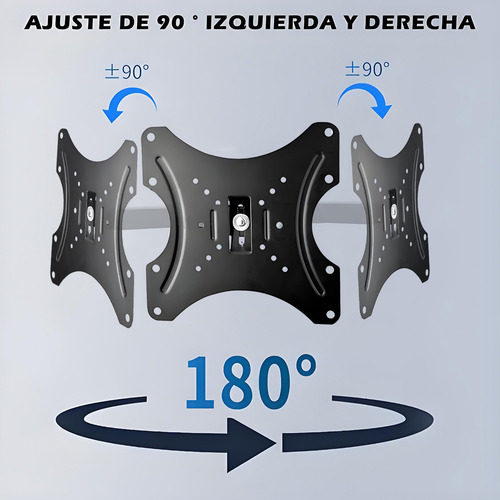 Soporte Base Tv Brazo Para Pantallas Monitor 14-55 Pulgadas Color Negro