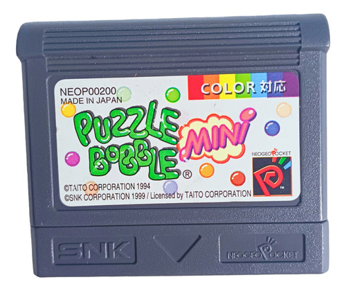 Puzzle Bubble Neo Geo Pocket