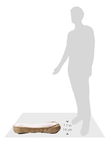 Cama Rectangular Suave Y Resistente Para Perro