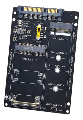 Tarjeta Adaptadora Ngff+msata A Sata3.0+cable Usb A M2