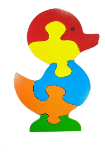 Combo Rompecabezas Armable-pato Alcancia De Figuras Mafego