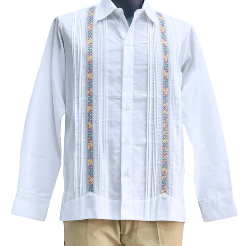 Guayabera Multicolor/g/xg/lino Fino/productos Regionalesyr