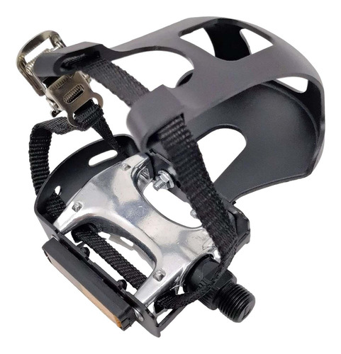 Pedales De Bicicleta Con Clips Y Correas, Rosca De Izquierda