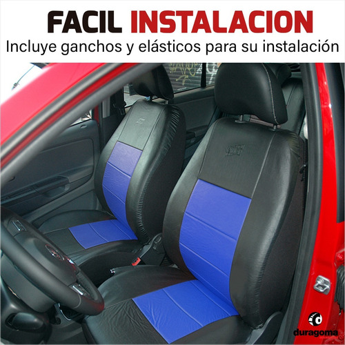 Fundas Cubre Asientos Acolchado Eco Cuero P/ Renault Duster