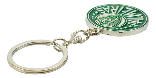 Chaveiro De Metal Brasão Palmeiras Verde Verdão