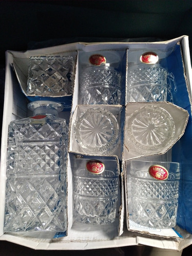 Imagen 5 de 6 de Licorera Cristal Bohemia Original Nueva