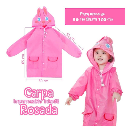 Carpas Impermeables Niños Ropa Lluvia Vestuario Invierno