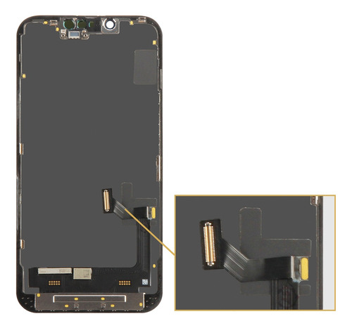 Pantalla Táctil Srjtek Para iPhone 14 A2882 Incell Color Negro